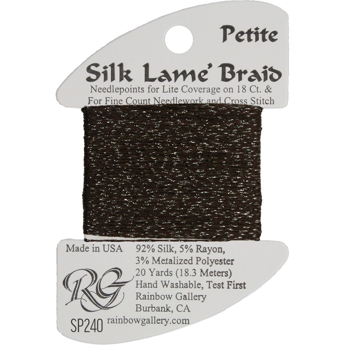 Petite Silk Lame Braid, Group 3