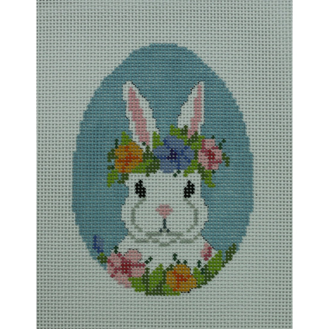 Floral Crown Bunny Egg