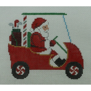 Golf Cart Santa