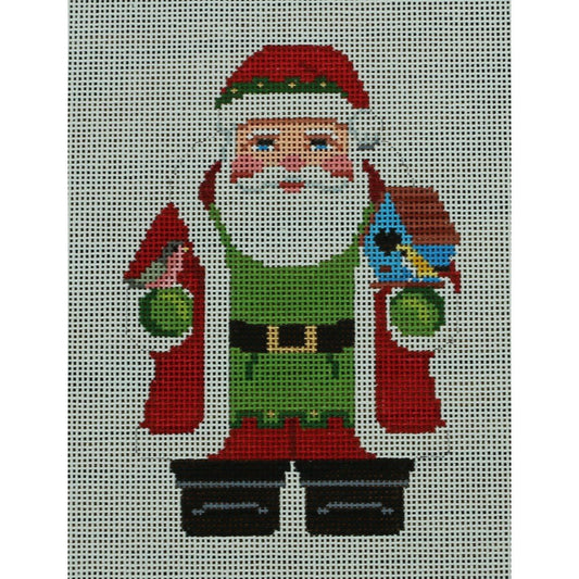 Birdhouse Santa