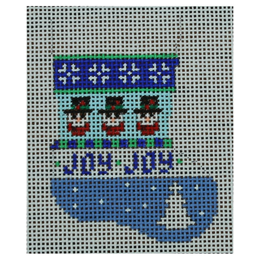 Snowman Stripe Stocking