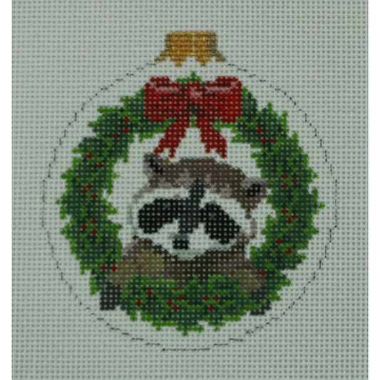 Raccoon in Wreath