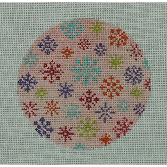 Scattered Snowflakes, Pink