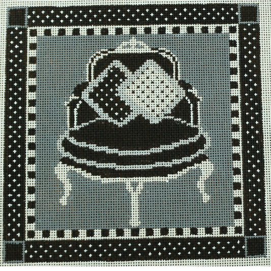 French Settee w/ Pillows
