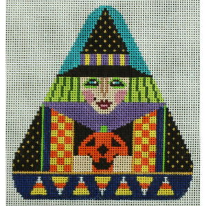 Witch w/ Pumpkin Triangle