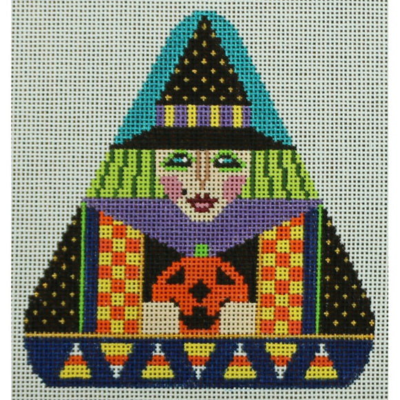 Witch w/ Pumpkin Triangle