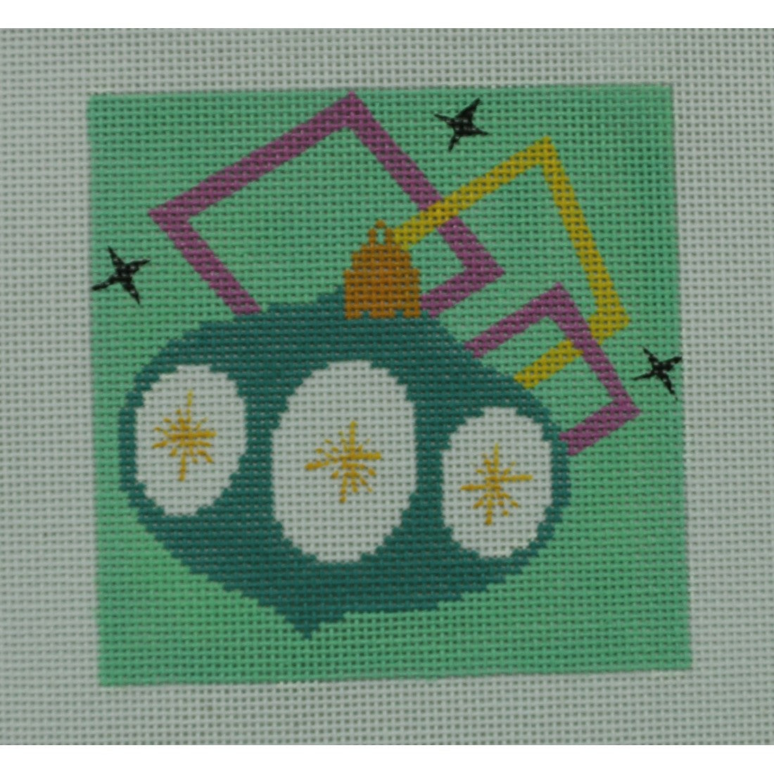 Teal Green Ornament