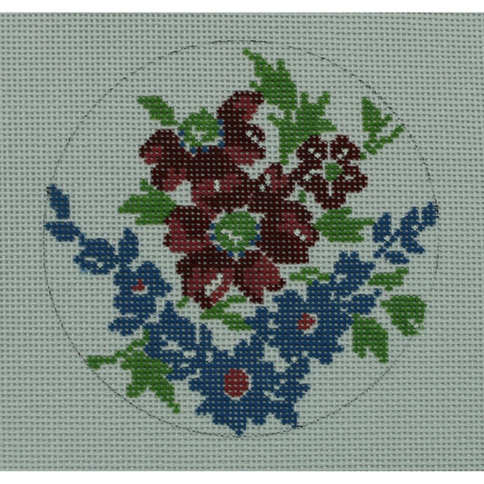 Red & Blue Floral