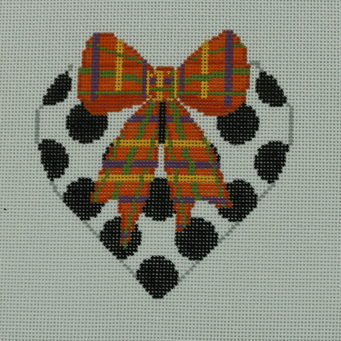 Heart & Orange Bow