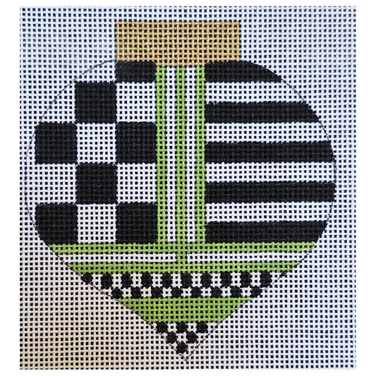 Black & White, Lime Stripes