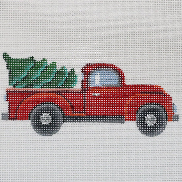 Red Truck w/ Tree