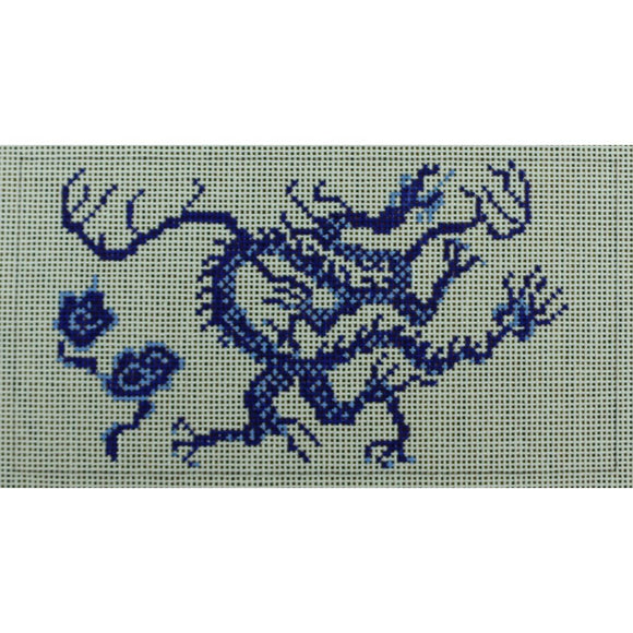 Chinoiserie Dragon, Blue