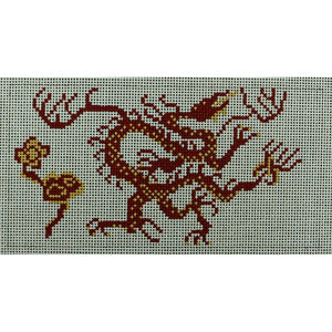 Chinoiserie Dragon, Red