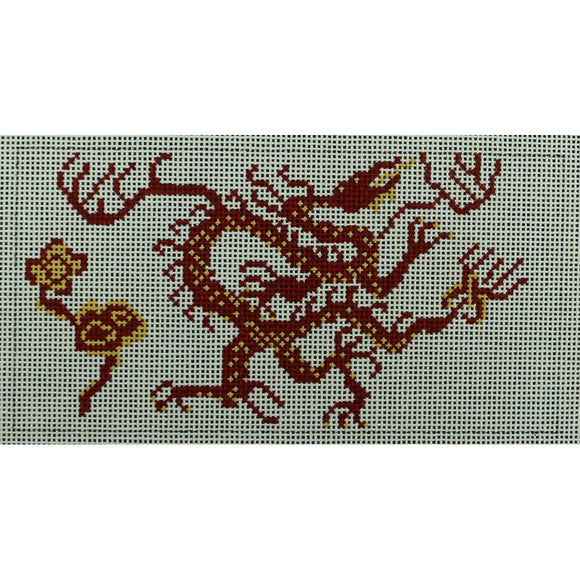 Chinoiserie Dragon, Red