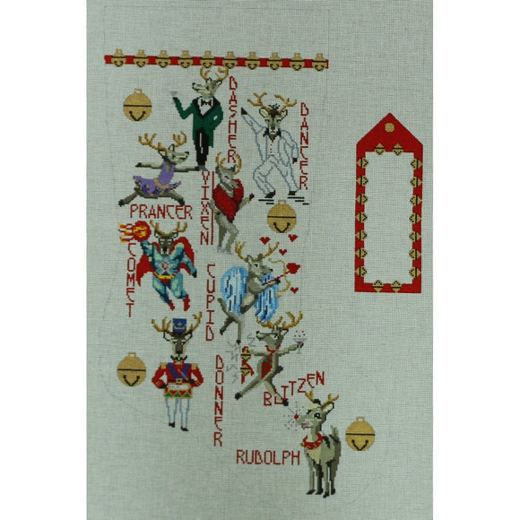 Reindeer Stocking & Tag