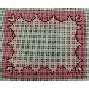 Pink Scallop Frame