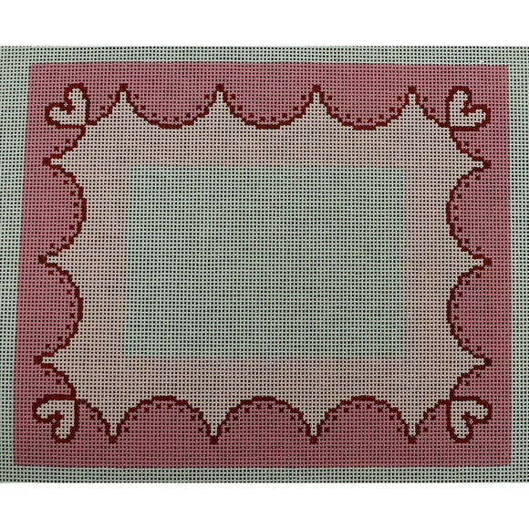 Pink Scallop Frame