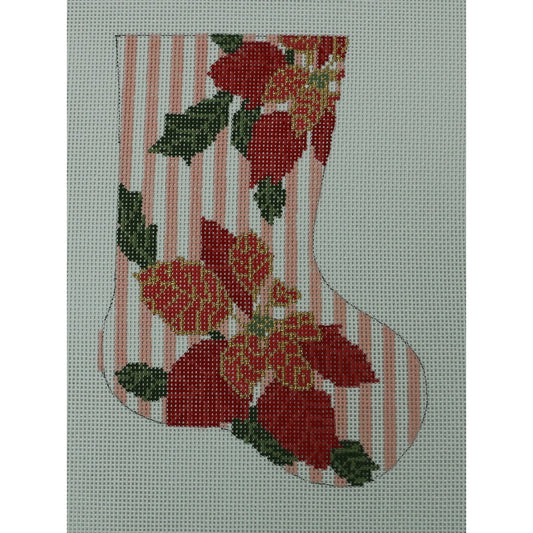 Poinsettia Mini Sock