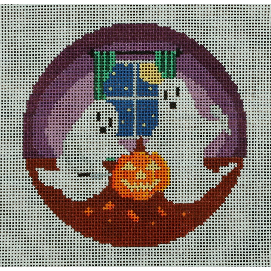 Ghosts Carving Pumpkins