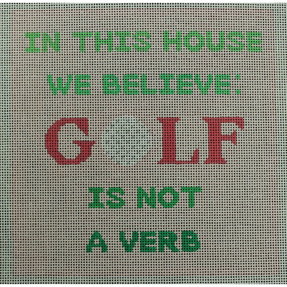 Golf is Not a Verb