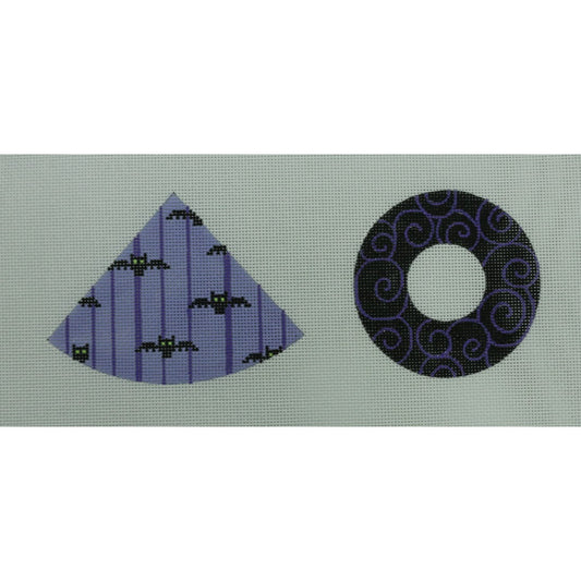 Witch Hat, Purple with Bats