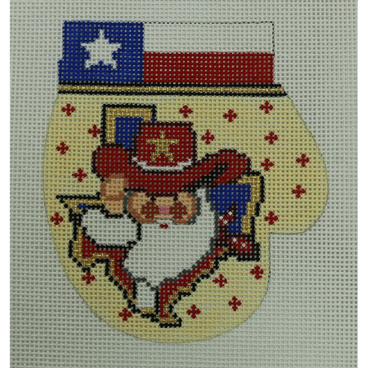 Texas Santa Mitten