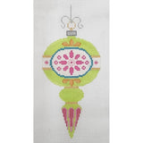 Ornament, Lime/Pink/Orange w/ Stitch Guide