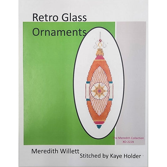 Ornament, Orange/Blue/Pink w/ Stitch Guide