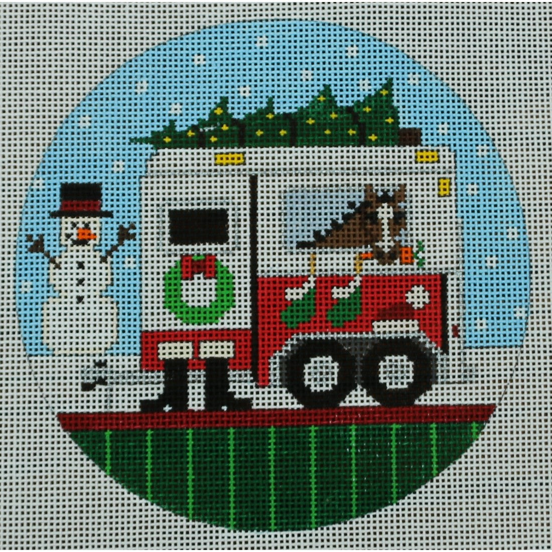 Christmas Horse Van