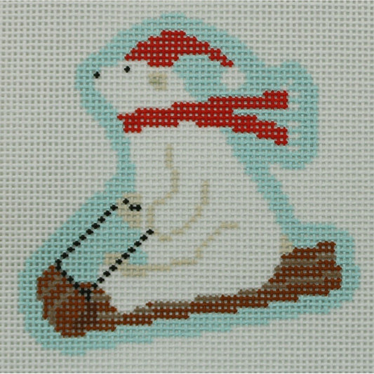 Sledding Polar Bear
