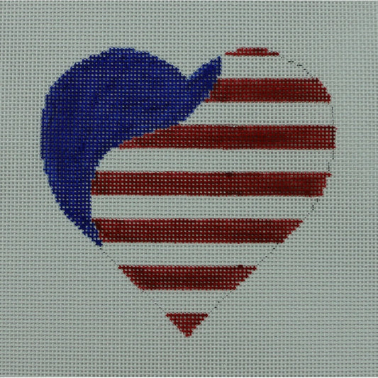 American Flag Heart