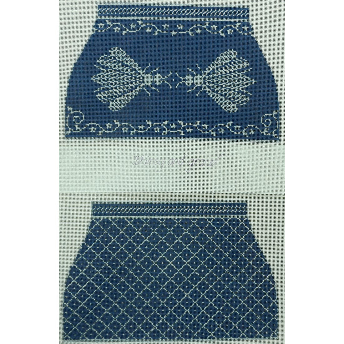 N's 2 Bees Purse, Ocean