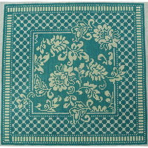 Karen's Teal Damask