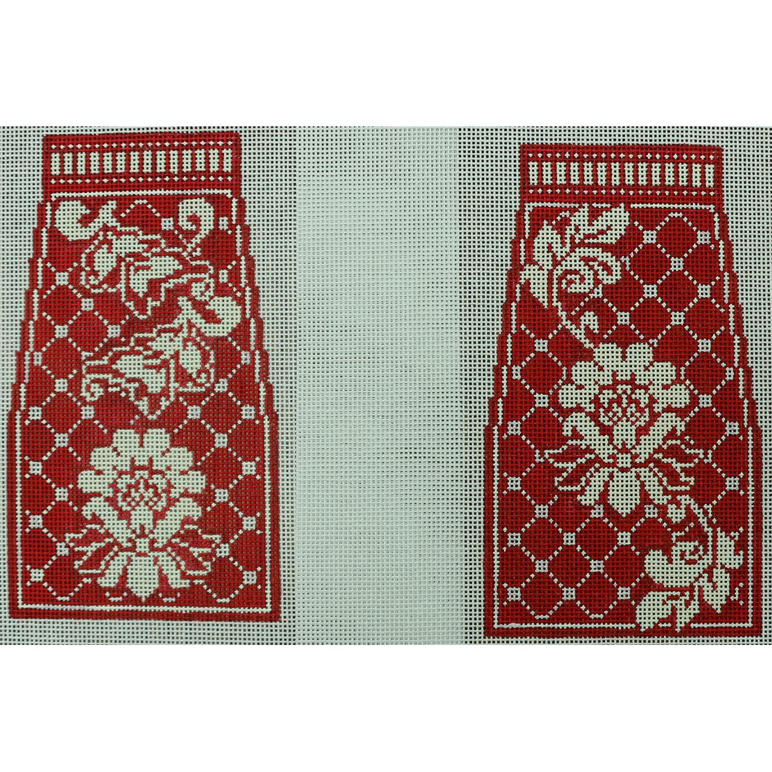 Karen's Damask Purse, Red