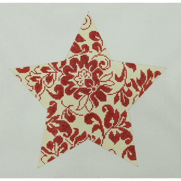 Bill's Star, Red/Ivory