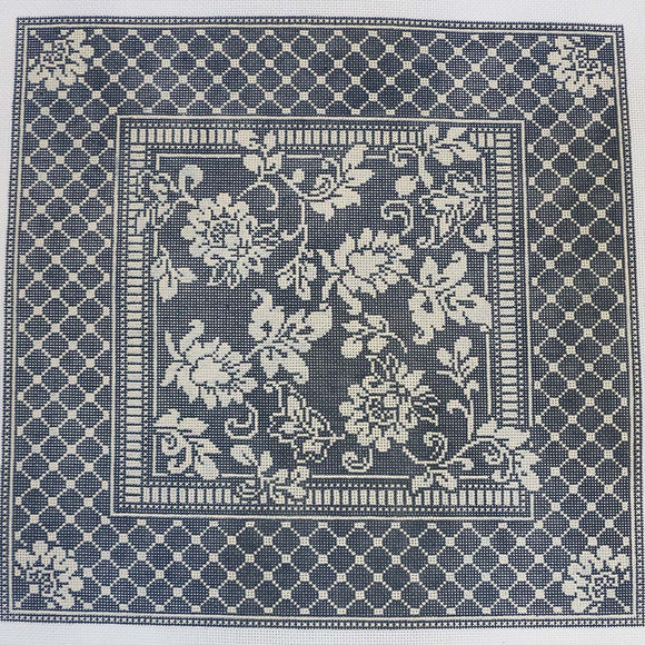 Damask Gunmetal Pillow