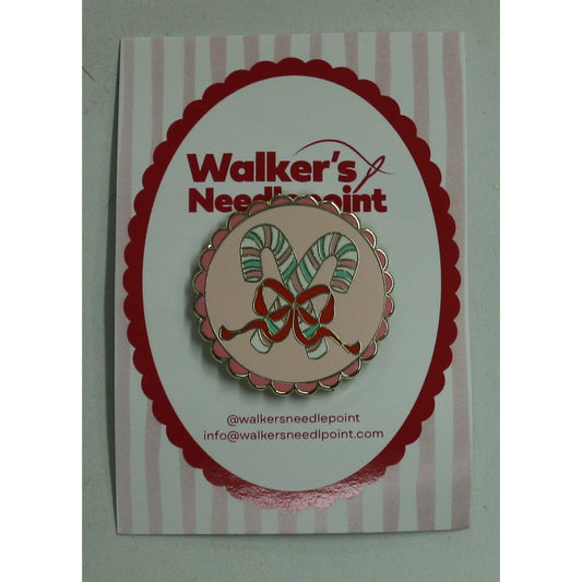 Candy Cane Scallop Needle Minder