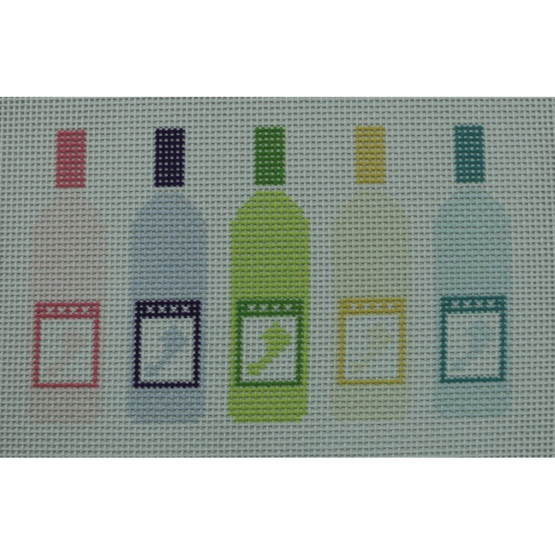 Colorful Wine Bottles