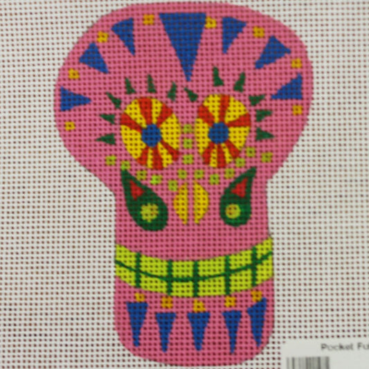 Pink & Blue Mini Sugar Skull