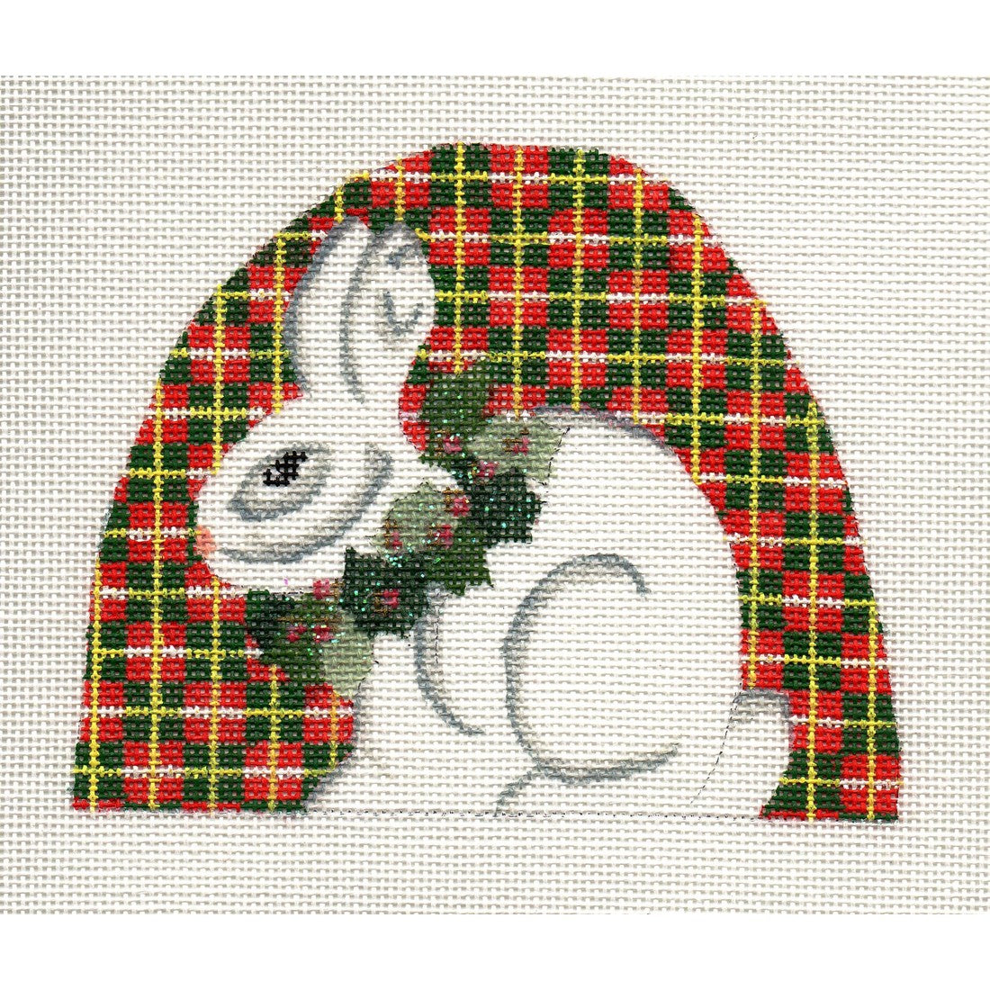Rabbit on Plaid