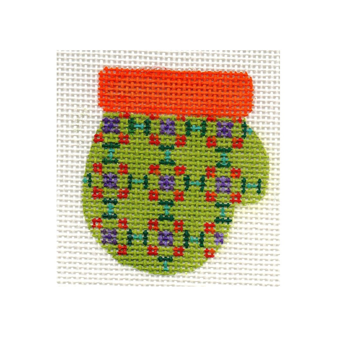 Orange/Green Munchkin Mitten