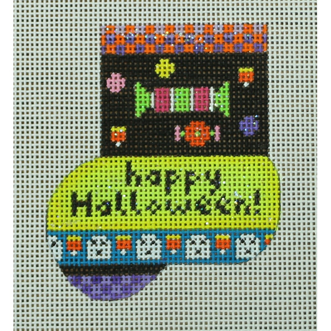 Happy Halloween Munchkin Sock