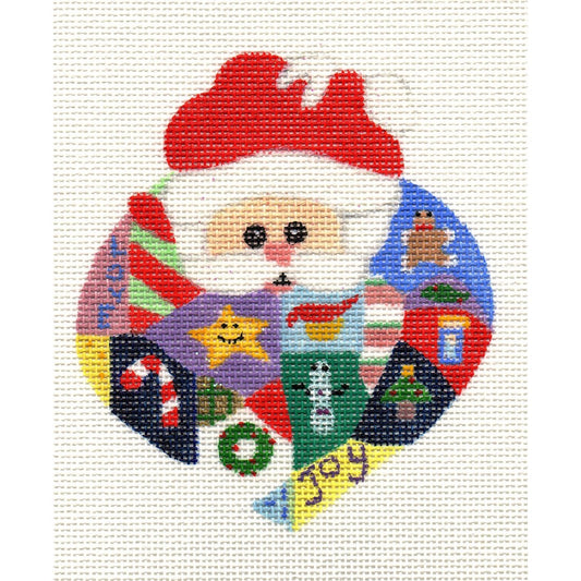 Patchwork Santa