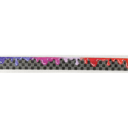 Rainbow Paint Drip Belt