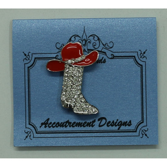 Boot w/ Red Hat Needle Minder