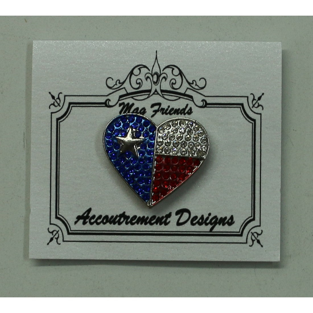Texas Flag Heart
