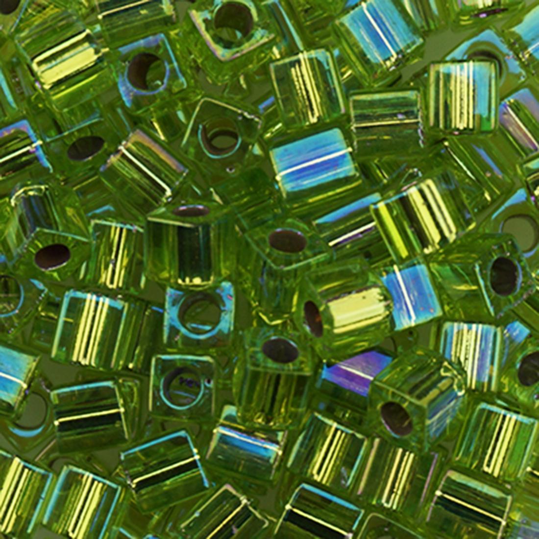 BDS-BX8721 Lime Box Bead 3mm