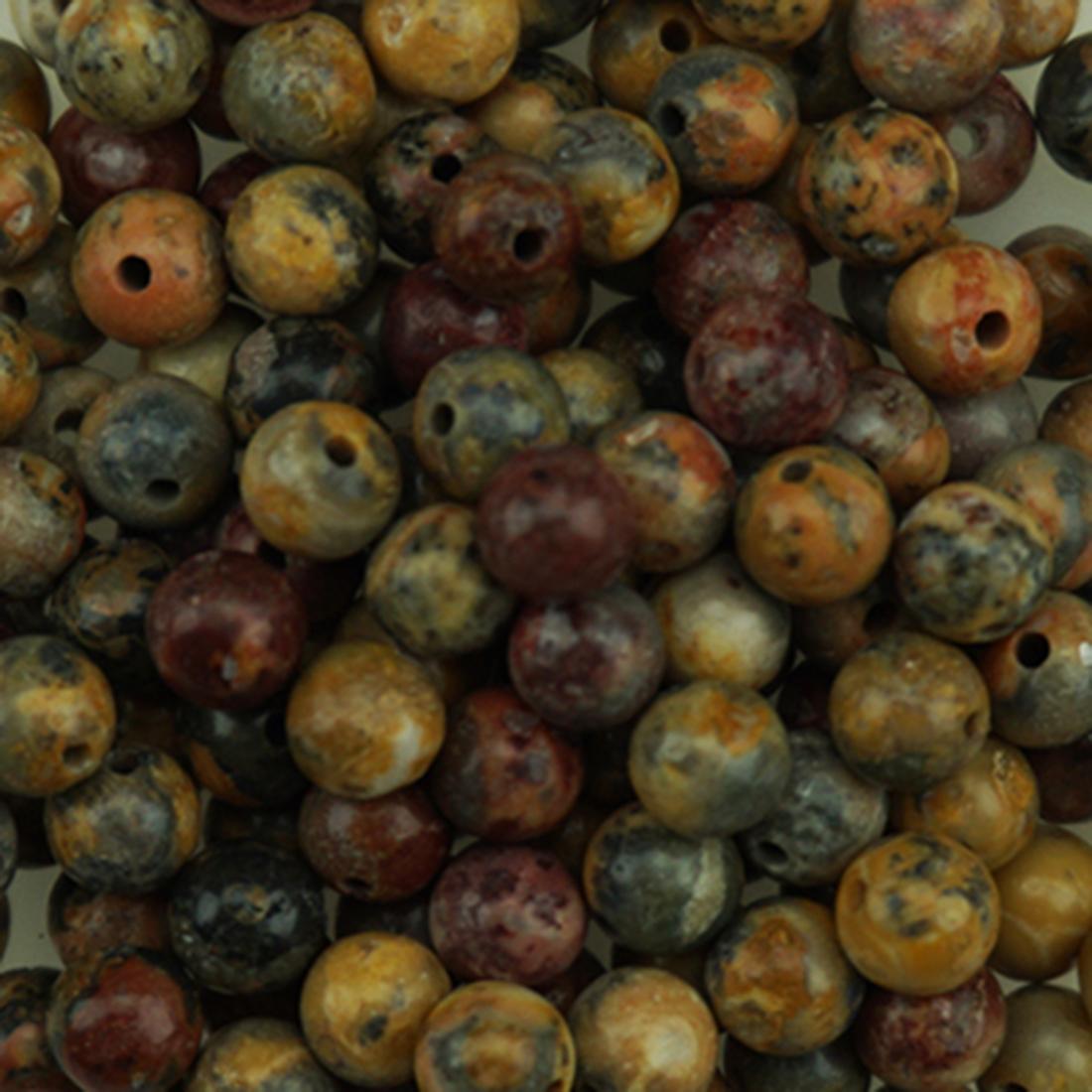 BDS-GS109 Leopard Skin Gemstone Beads 3mm
