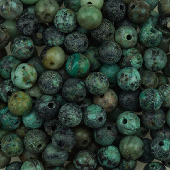 BDS-GS114 African Turquoise Gemstone Beads 3mm