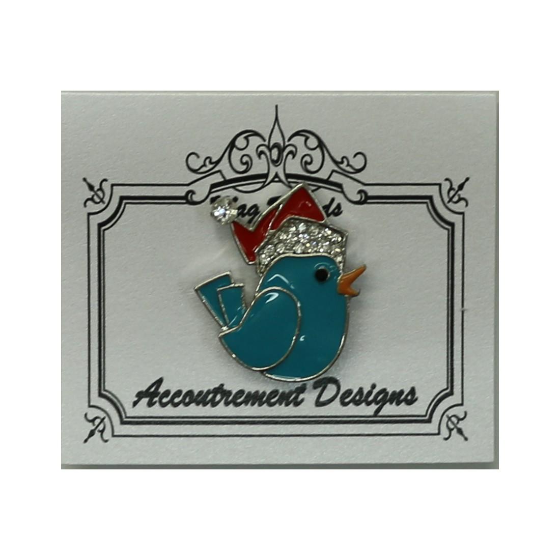 Blue Bird Santa